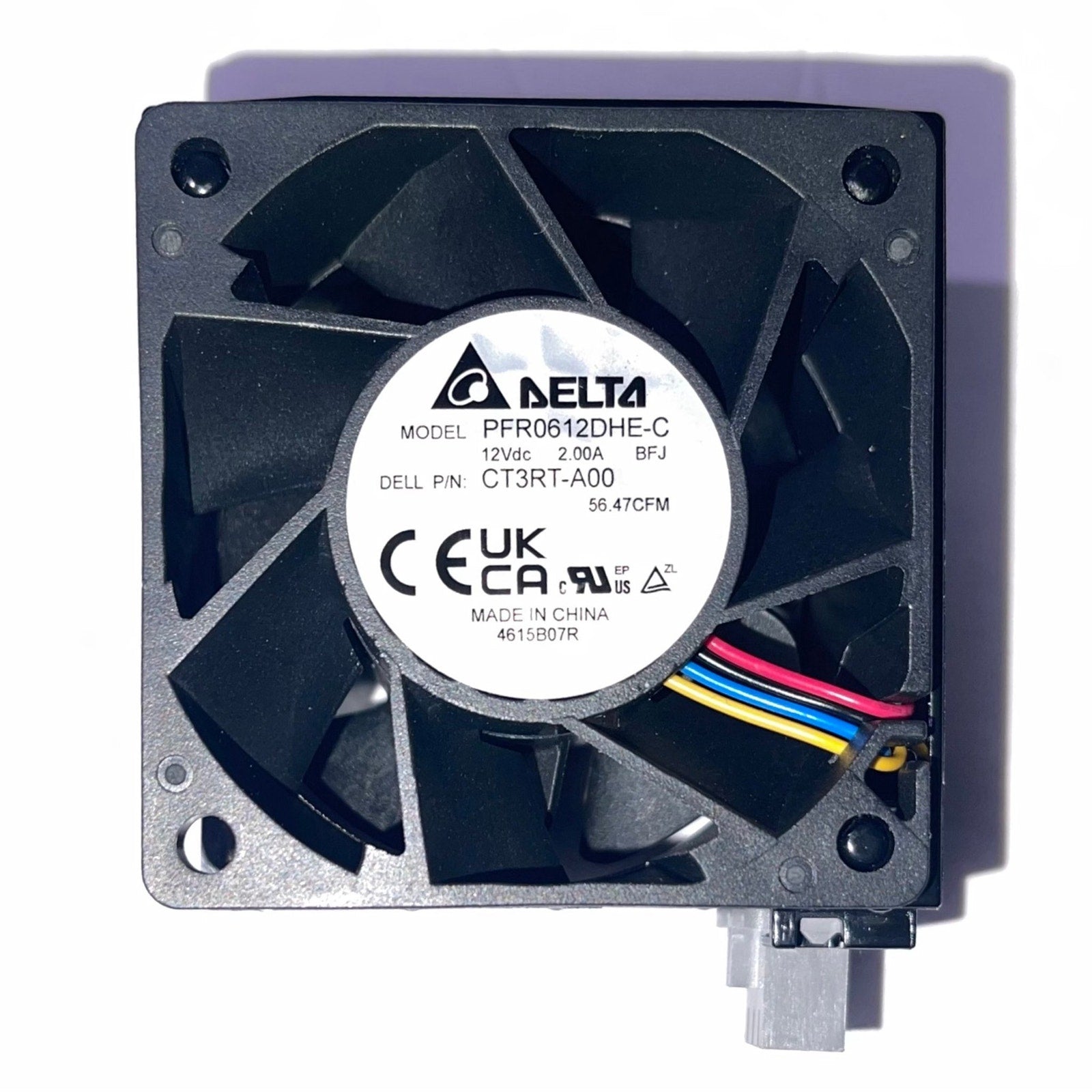 Delta PowerEdge Replacement Fan Dell R530 R530XD R750 R750XS PFR0612DHE-C DELL PIN: CT3RT-A00 74N90 R27NJ